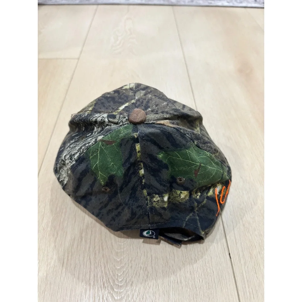 Outdoor‎ Cap Mossy Oak Camo Baseball Hat Orange Bearded Cowboy Embroidery Mens